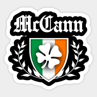 McCann Shamrock Crest Sticker